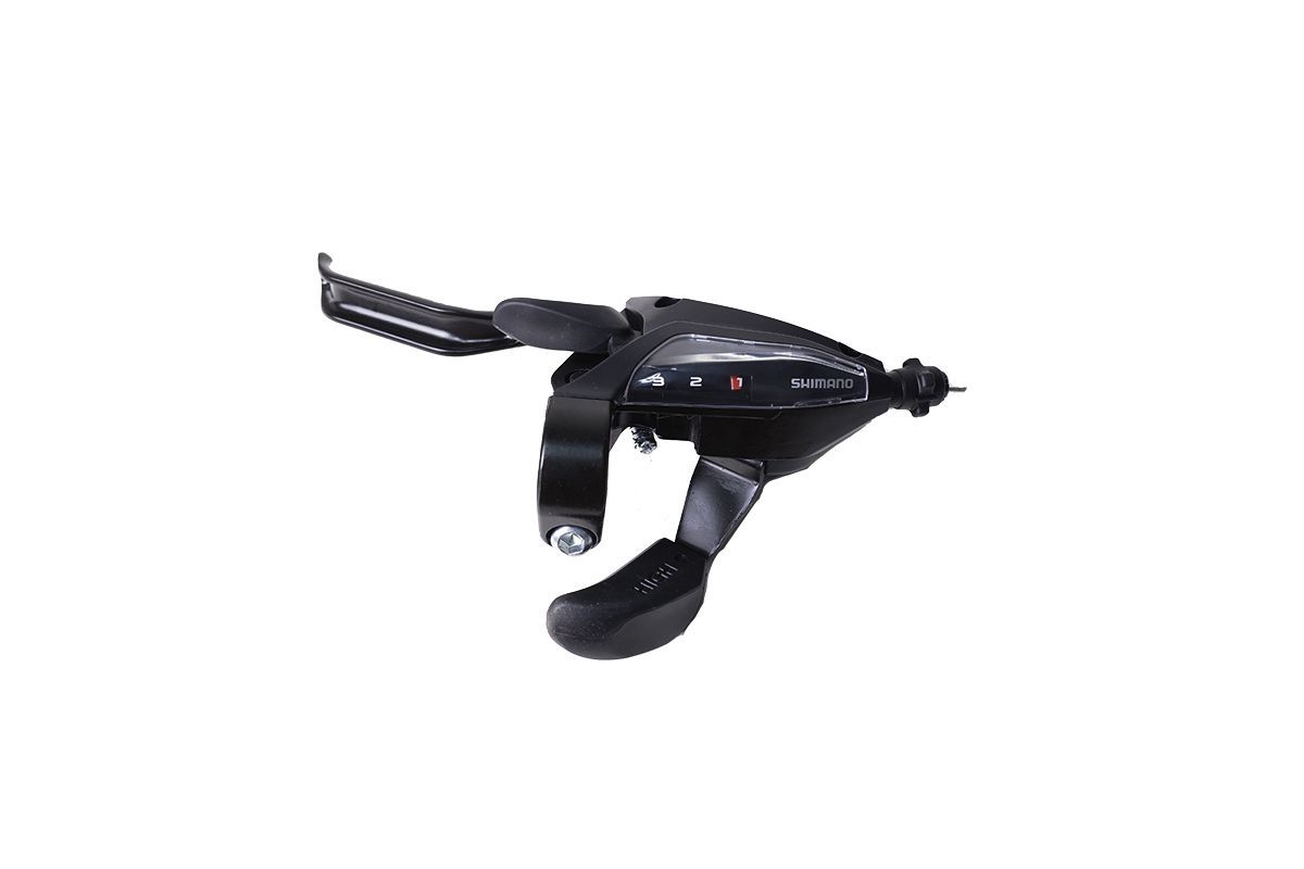 Шифтер/ручка тормоза, SHIMANO ASTEF5002L SBLC левая,3-пер.,трос 1750мм,черный