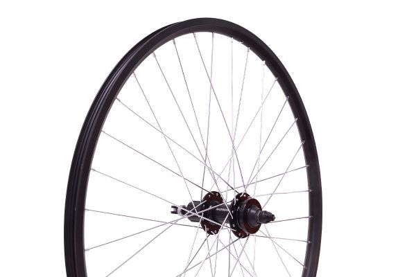 Колесо 27,5"MTB заднее под касс8-9пер.,дв.обод Qijian DA-18 27,5"36H,втулка Solon DH802R,36H Disc,конус подши,крепл.IS6,черный